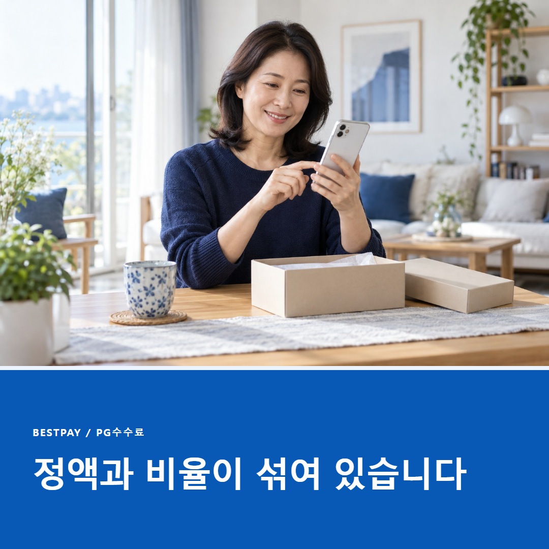 결제 수단별 PG수수료
