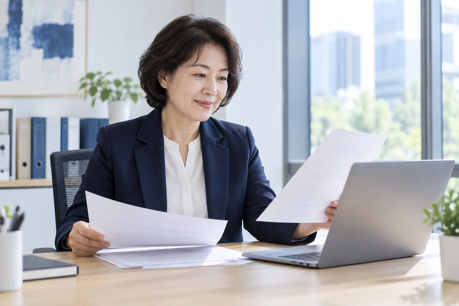 영세 중소 우대수수료 · 준비 자료와 운영 환경을 확인하는 장면